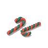 Christmas Candy Cane Handmade Polymer Clay Beads CLAY-P005-03A-03-2