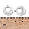 Rhodium Plated 925 Sterling Silver Pendants STER-C003-08P-3