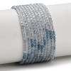 Gradient Color Natural Devil Blue Aquamarine Beads Strands G-NH0072-B01-2mm-2