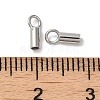 925 Sterling Silver Cord Ends STER-P055-01B-P-3