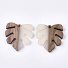 Resin & Walnut Wood Pendants RESI-S358-24G-1