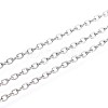 Tarnish Resistant 304 Stainless Steel Cable Chains X-CHS-R002-0.4mm-1