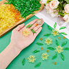 300Pcs 3 Styles Transparent Acrylic Pendant OACR-PH0004-60-4