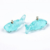 Transparent Epoxy Resin Pendants KY-CA0001-29-2