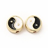 Alloy Enamel Beads PALLOY-I217-24G-2