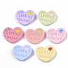 Opaque Resin Cabochons X-CRES-N022-93-1
