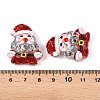 Christmas Theme Transparent Epoxy Resin Decoden Cabochons CRES-T025-01D-3