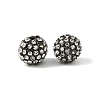 Alloy Rhinestone Beads RB-A034-10mm-A01B-3