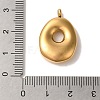 Ion Plating(IP) 304 Stainless Steel Pendants STAS-M017-08G-16-3