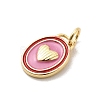 Brass Enamel Pendants X-KK-P338-38A-G-2