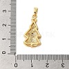 Brass Micro Pave Cubic Zirconia Pendants KK-K385-127G-4