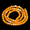 Imitate Austrian Crystal Bicone Frosted Glass Beads Strands GLAA-F029-TM3mm-A23-3