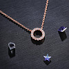 Real Rose Gold Plated NJEW-AA00089-17RG-3