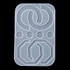 Geometry Pendant & Links Silicone Molds DIY-YW0006-73-1
