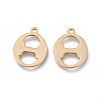 304 Stainless Steel Charms STAS-K215-08G-2