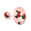 Handmade Polymer Clay Pendants Sets CLAY-B003-02-1