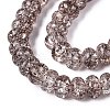 Crackle Transparent Glass Beads Strands GLAA-N069-02A-02-3