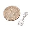 5Pcs Clover 201 Stainless Steel Pendant Decorations SA-CJ81B3-3