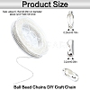 1 Roll Iron Ball Bead Chains CH-YW0002-04S-3