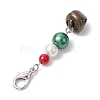 Christmas Iron Bell Pendant Decoration HJEW-JM02347-4