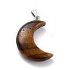 Natural Tiger Eye Pendants G-Z022-02E-2