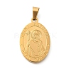 304 Stainless Steel Pendants STAS-K394-04G-08-1
