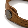 Plain Leather Cord Bracelets BJEW-F468-20-4