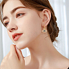 8Pcs Rack Plating Brass Cubic Zirconia Pendants KK-BBC0023-62-7