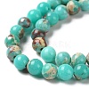 Synthetic Imperial Jasper Dyed Beads Strands G-D077-A01-01C-4