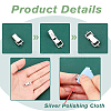 925 Sterling Silver Watch Band Clasp STER-FH0001-08A-P-4