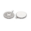 304 Stainless Steel Pendant Enamel Settings LS-STAS-N097-195P-2