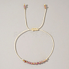 Natural Birthstone Braided Bead Bracelets for Women VA8051-10-1