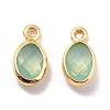 Eco-Friendly Brass with Glass Pendants X-KK-K268-01L-2