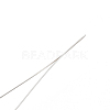 Iron Big Eye Beading Needles TOOL-N006-02-4