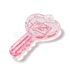 Acylic Pendant with Glitter Powder OACR-H035-01F-2