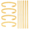 304 Stainless Steel Bangle Blank Strips MAK-WH0016-02B-G-1