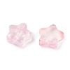 Transparent Spray Painted Glass Beads X1-GLAA-NH0003-01C-2