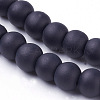 Baking Paint Transparent Glass Bead Strands GLAA-S031-4mm-38-3