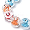 Handmade Evil Eye Lampwork Beads Strands LAMP-F035-15D-3