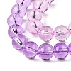 Baking Paint Transparent Glass Beads DGLA-M001-8mm-01-3