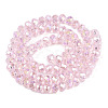 Electroplate Glass Beads Strands EGLA-A044-T6mm-B10-2
