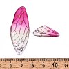 Epoxy Resin Butterfly Wing Pendants RESI-T057-89C-3