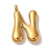 Ion Plating(IP) 304 Stainless Steel Pendants STAS-M017-08G-15-1
