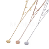 304 Stainless Steel Two Tiered Necklaces NJEW-O118-18-1