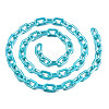 Acrylic Opaque Cable Chains PACR-N009-002C-2