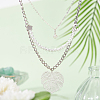 DICOSMETIC 80Pcs 8 Style 201 Stainless Steel Filigree Pendants STAS-DC0014-73-4