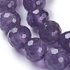 Natural Amethyst Beads Strands G-E524-02-7mm-3