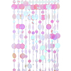 20Pcs PVC Sequin Round Beaded Curtain AJEW-CN0006-55A-1