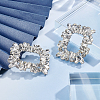 2Pcs Alloy Shoe Buckle Clips FIND-GF0002-79-5