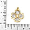 Brass Glass Pendants KK-R226-05G-01-3